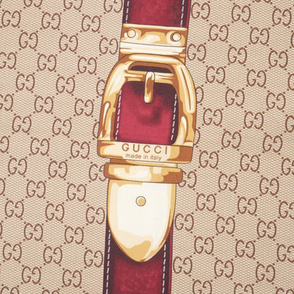 Gucci Scarf GG Monogram Belt Motif Silk Twill — view 4