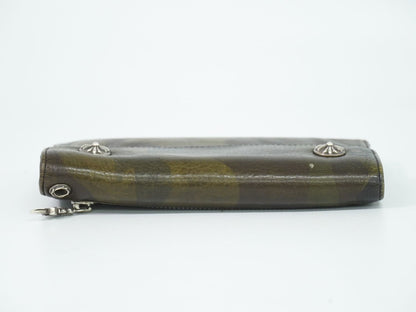 Chrome Hearts Wave Wallet Camouflage Pattern Leather Khaki — view 5