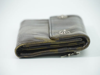 Chrome Hearts Wave Wallet Camouflage Pattern Leather Khaki — view 4