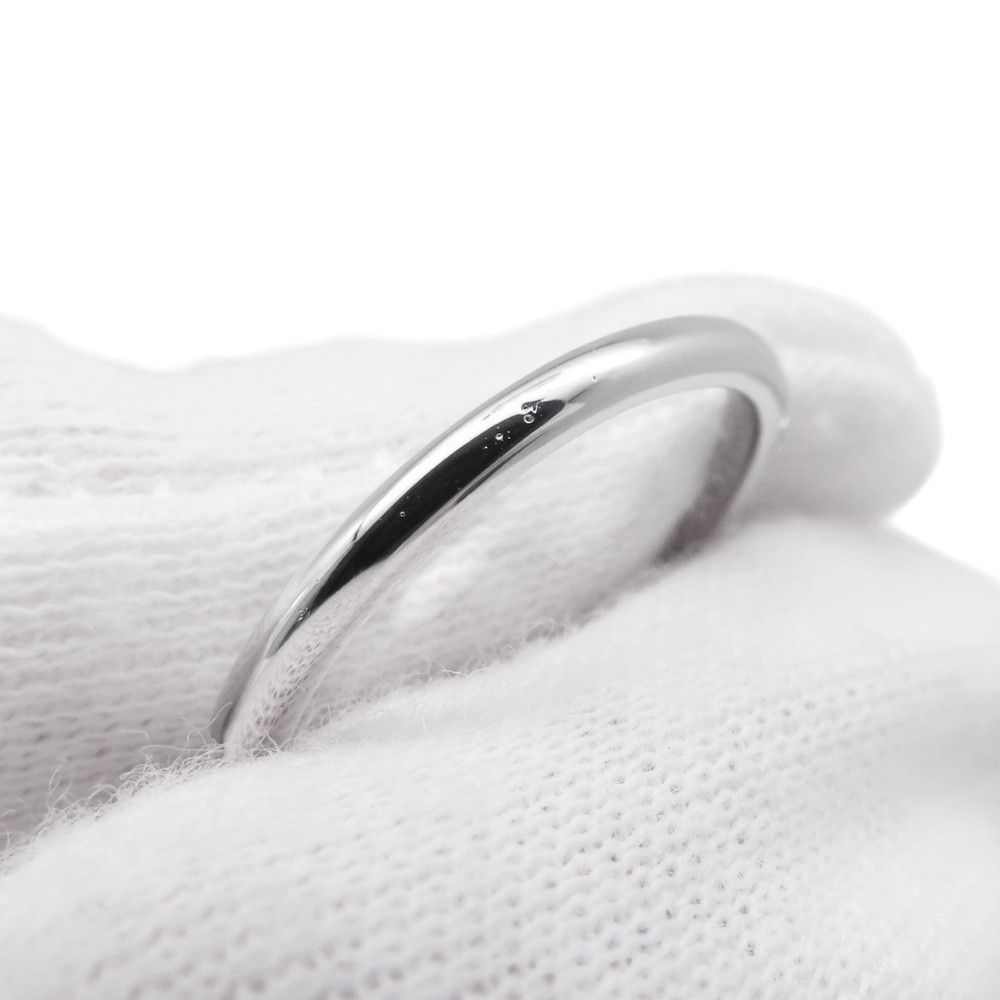 Tiffany & Co Ring Sorest Emerald Cut Diamond Medium Stone Platinum — view 7