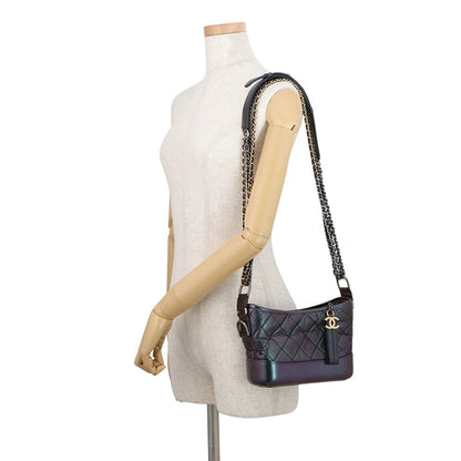 Chanel Chain Shoulder Bag Gabrielle de Chanel Small Hobo Aged Calf Leather — view 4