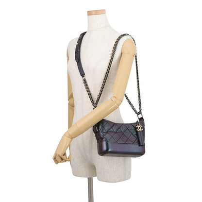 Chanel Chain Shoulder Bag Gabrielle de Chanel Small Hobo Aged Calf Leather — view 5