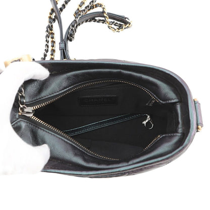 Chanel Chain Shoulder Bag Gabrielle de Chanel Small Hobo Aged Calf Leather — view 7