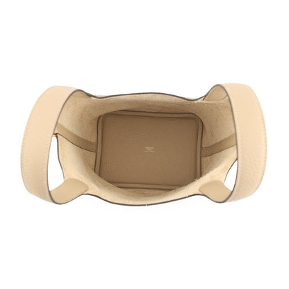 Hermes Handbag Picotin Lock PM Trench Gold Taurillon Clemence — view 5