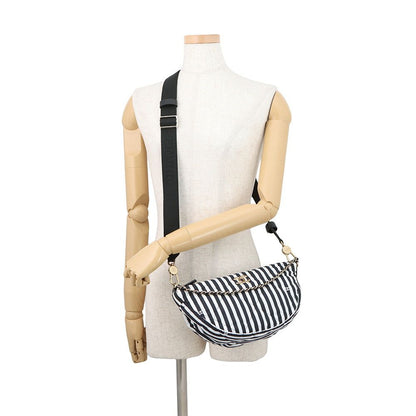 Chanel Shoulder Bag CC Logo Large Hobo Nylon 2-Way White Black — view 5