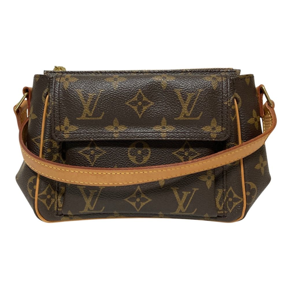 Louis Vuitton Viva Cite PM Monogram Shoulder Bag Brown