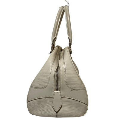 Louis Vuitton Bowling Montaigne PM Handbag Yvoir Ivory — view 2