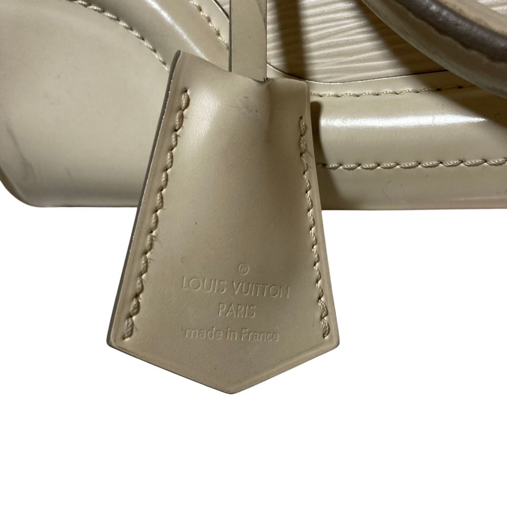 Louis Vuitton Bowling Montaigne PM Handbag Yvoir Ivory — view 7