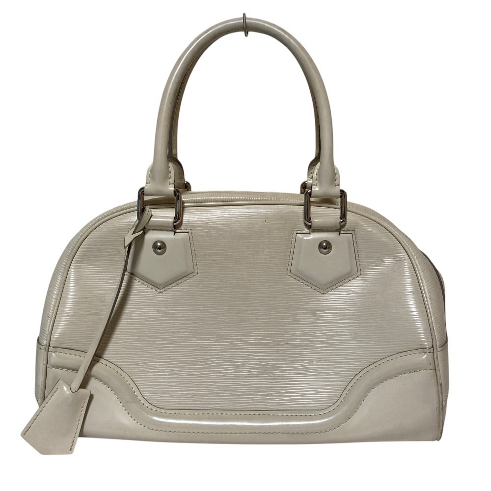 Louis Vuitton Bowling Montaigne PM Handbag Yvoir Ivory