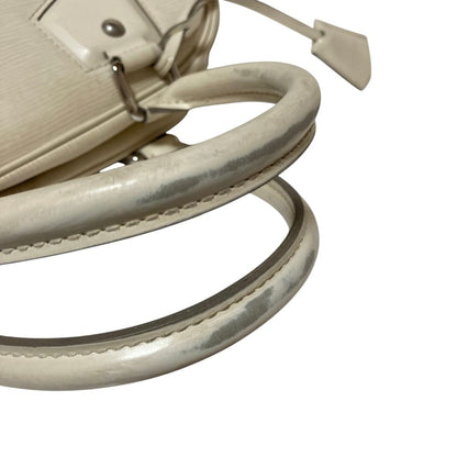 Louis Vuitton Bowling Montaigne PM Handbag Yvoir Ivory — view 4