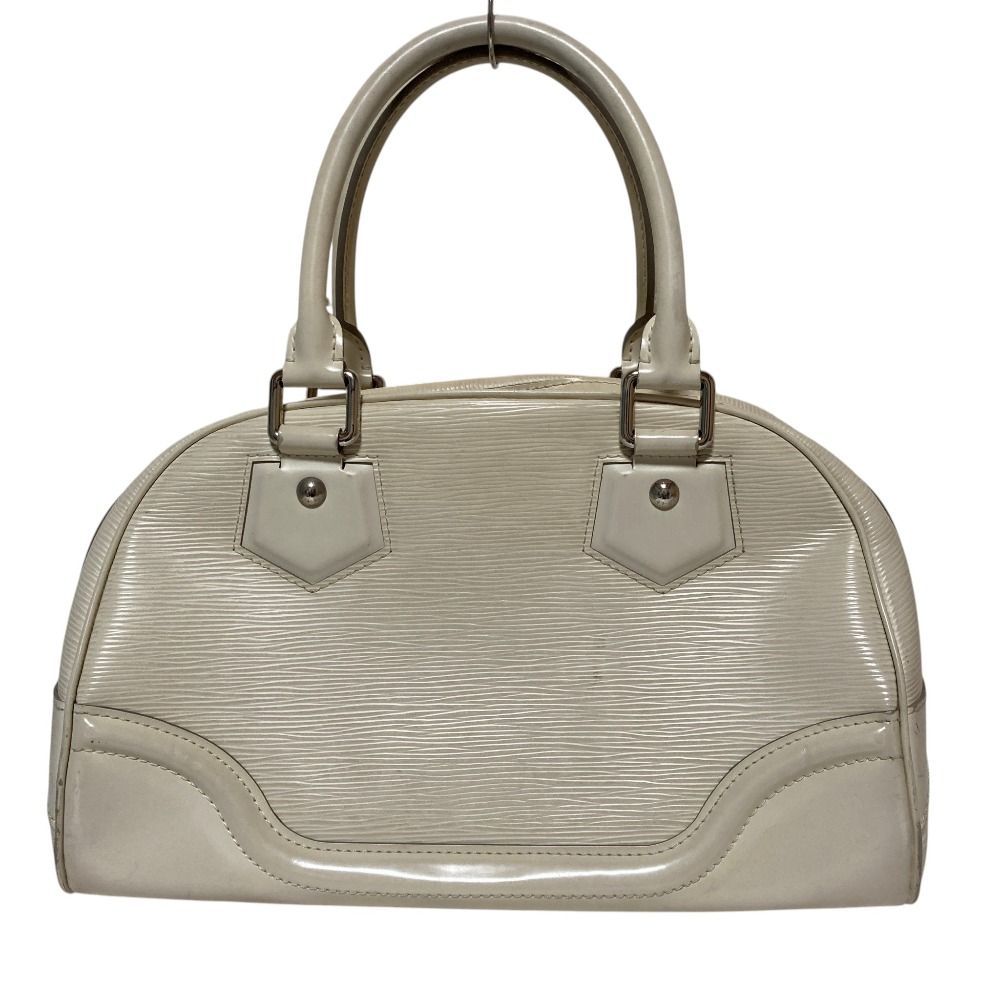 Louis Vuitton Bowling Montaigne PM Handbag Yvoir Ivory — view 3