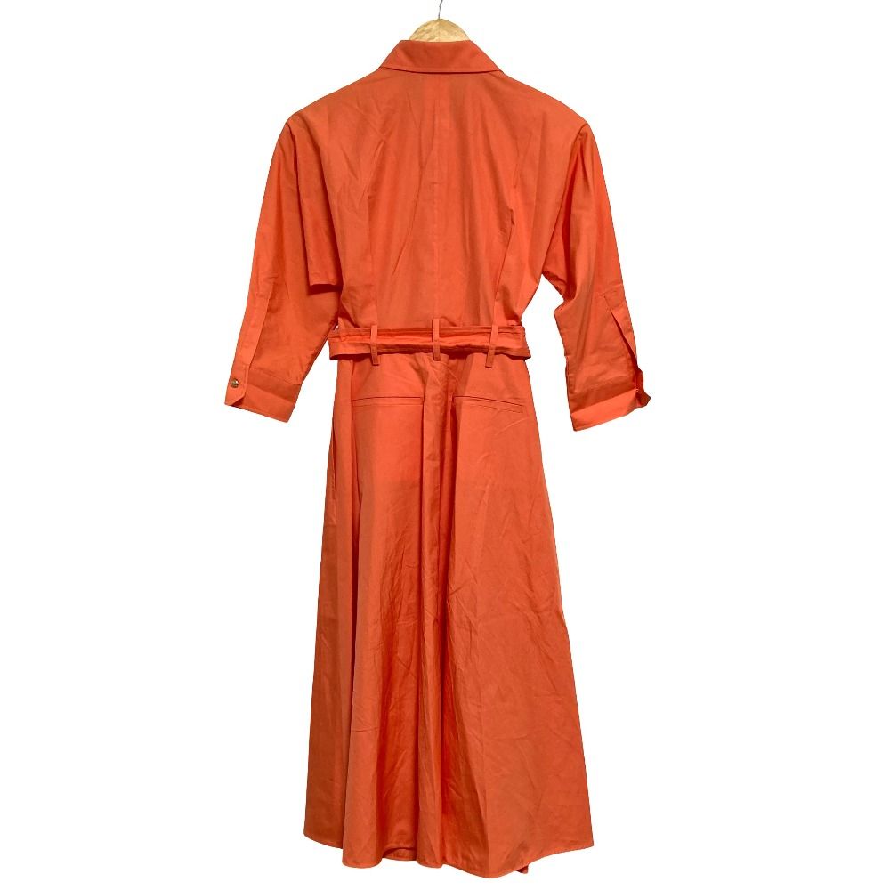 Max Mara Waist Cord Shirt Dress 36 Orange — view 2