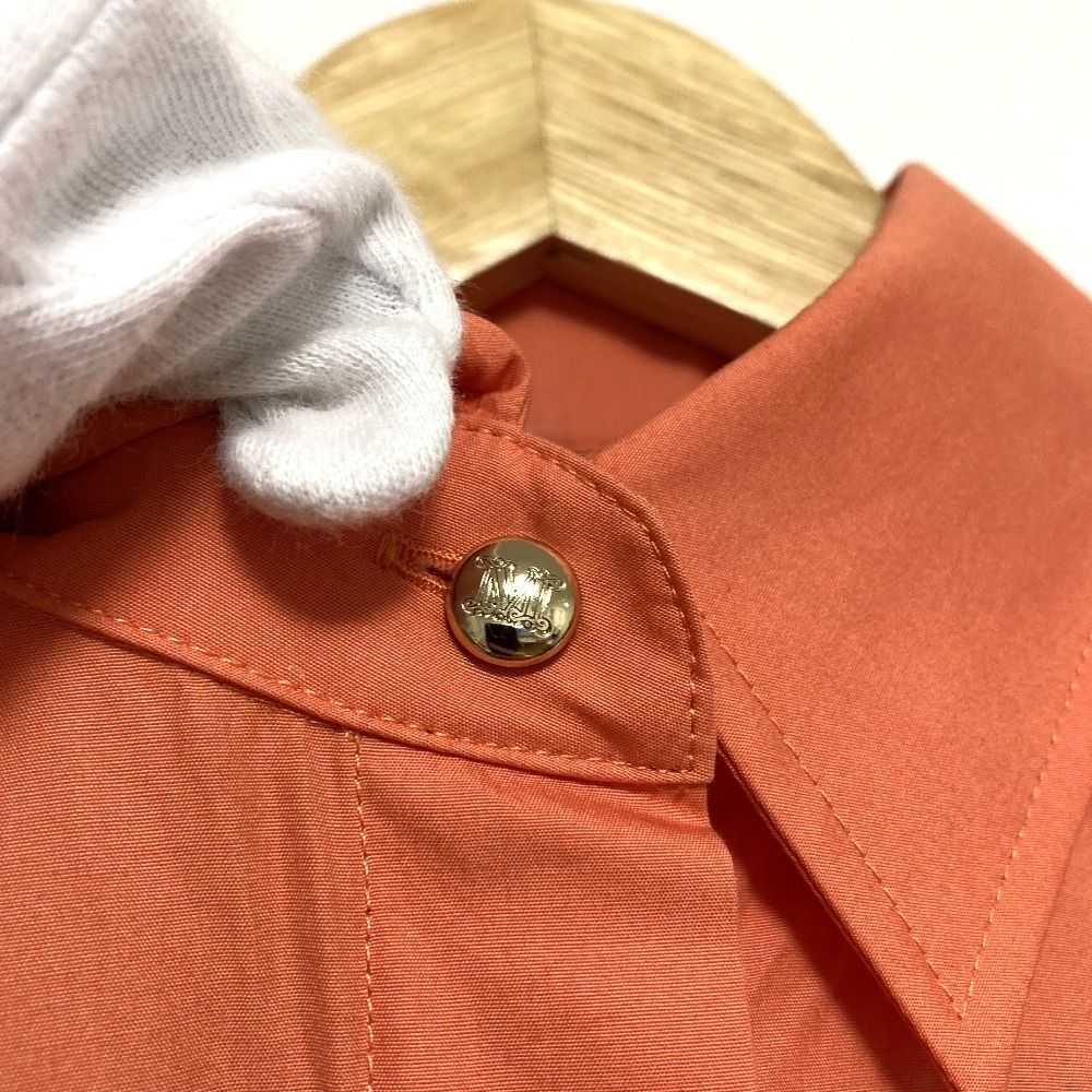 Max Mara Waist Cord Shirt Dress 36 Orange — view 4