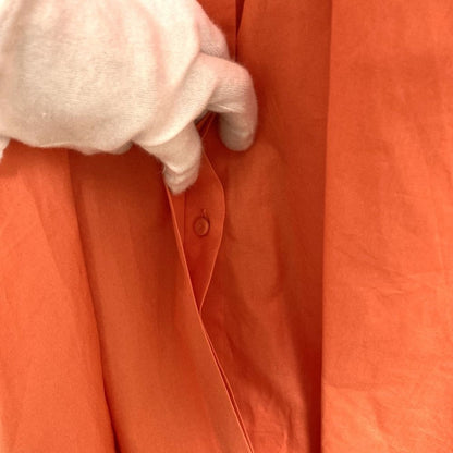 Max Mara Waist Cord Shirt Dress 36 Orange — view 7