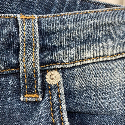 Dolce & Gabbana Rebuild Patchwork Cropped Denim Pants 38 Indigo — view 5