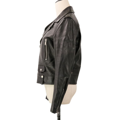 Saint Laurent Paris Classic Motorcycle Double Rider's Jacket 38 Black — view 3