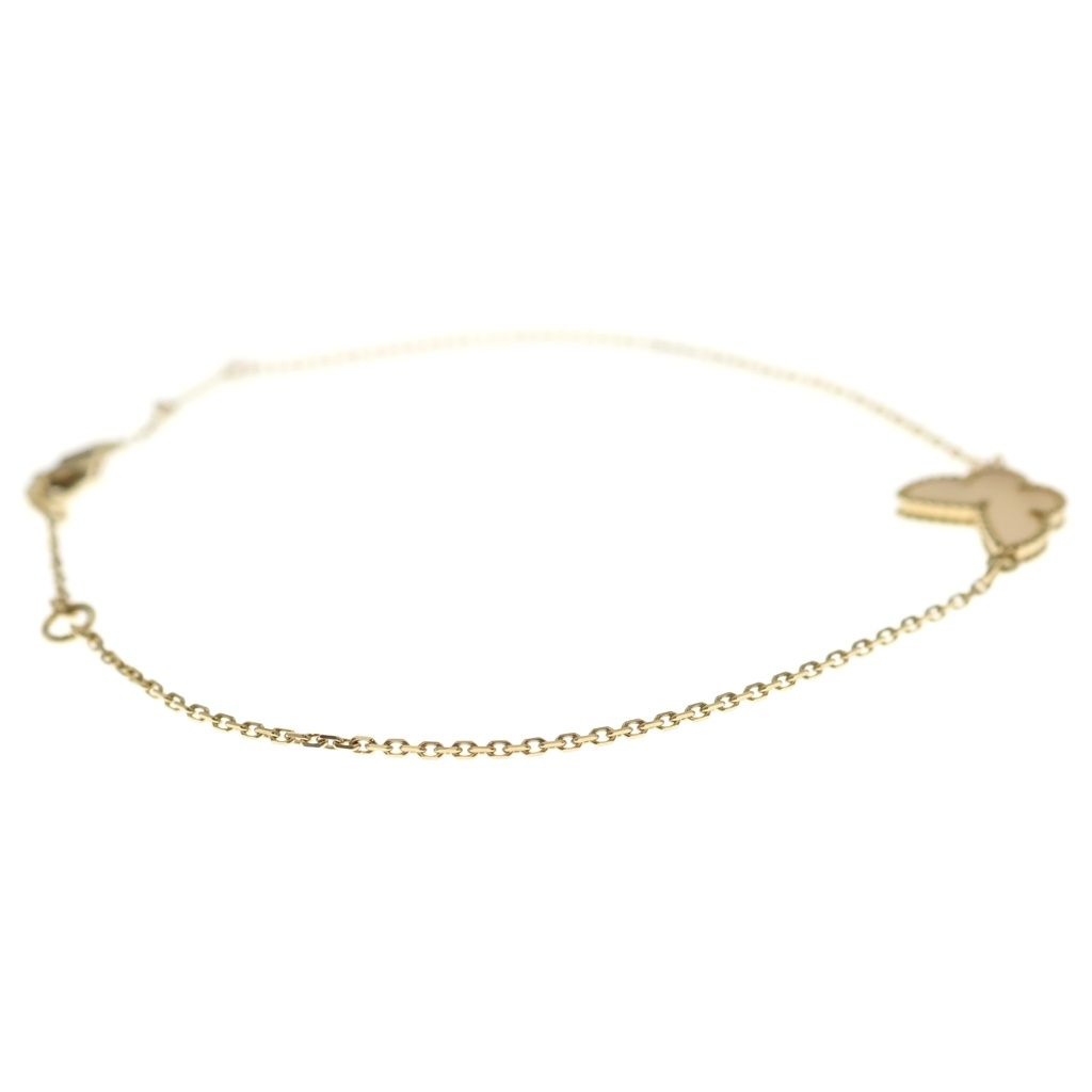 Van Cleef & Arpels Sweet Alhambra Papillon Mother of Pearl Bracelet — view 3
