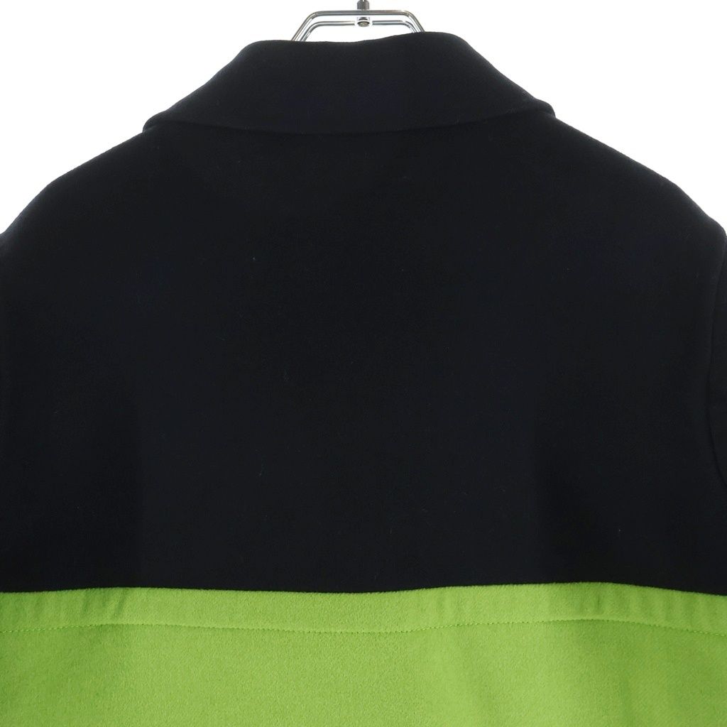 Dior Runway Colourblock Coat Double Breasted Orange Black Green — view 4