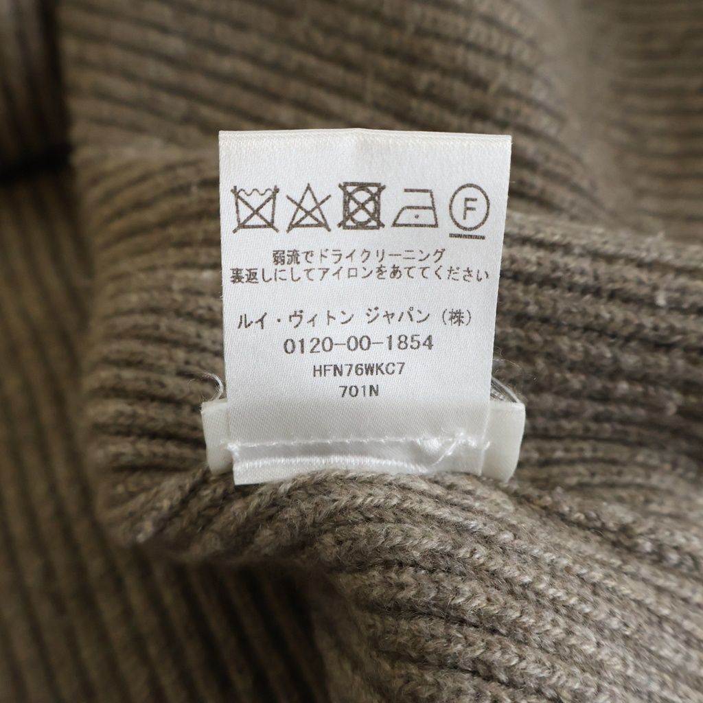 Louis Vuitton Cashmere Wool Turtleneck Sweater Beige — view 8