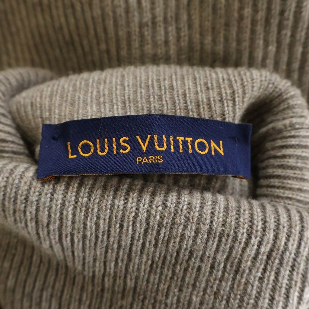 Louis Vuitton Cashmere Wool Turtleneck Sweater Beige — view 6