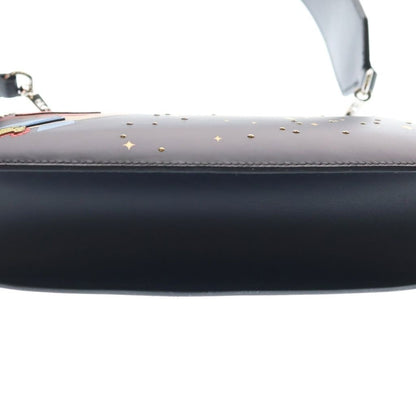 Hermes Sac Amaris Locket Mini Shoulder Bag Black Calf Silver — view 4