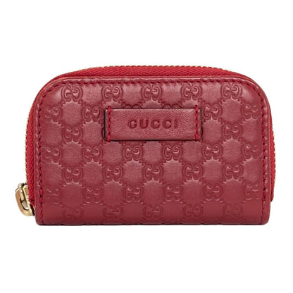 Gucci GG Signature Microshima Coin Case Leather