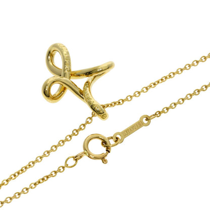 Tiffany & Co Infinity Cross Necklace 18K Yellow Gold — view 2