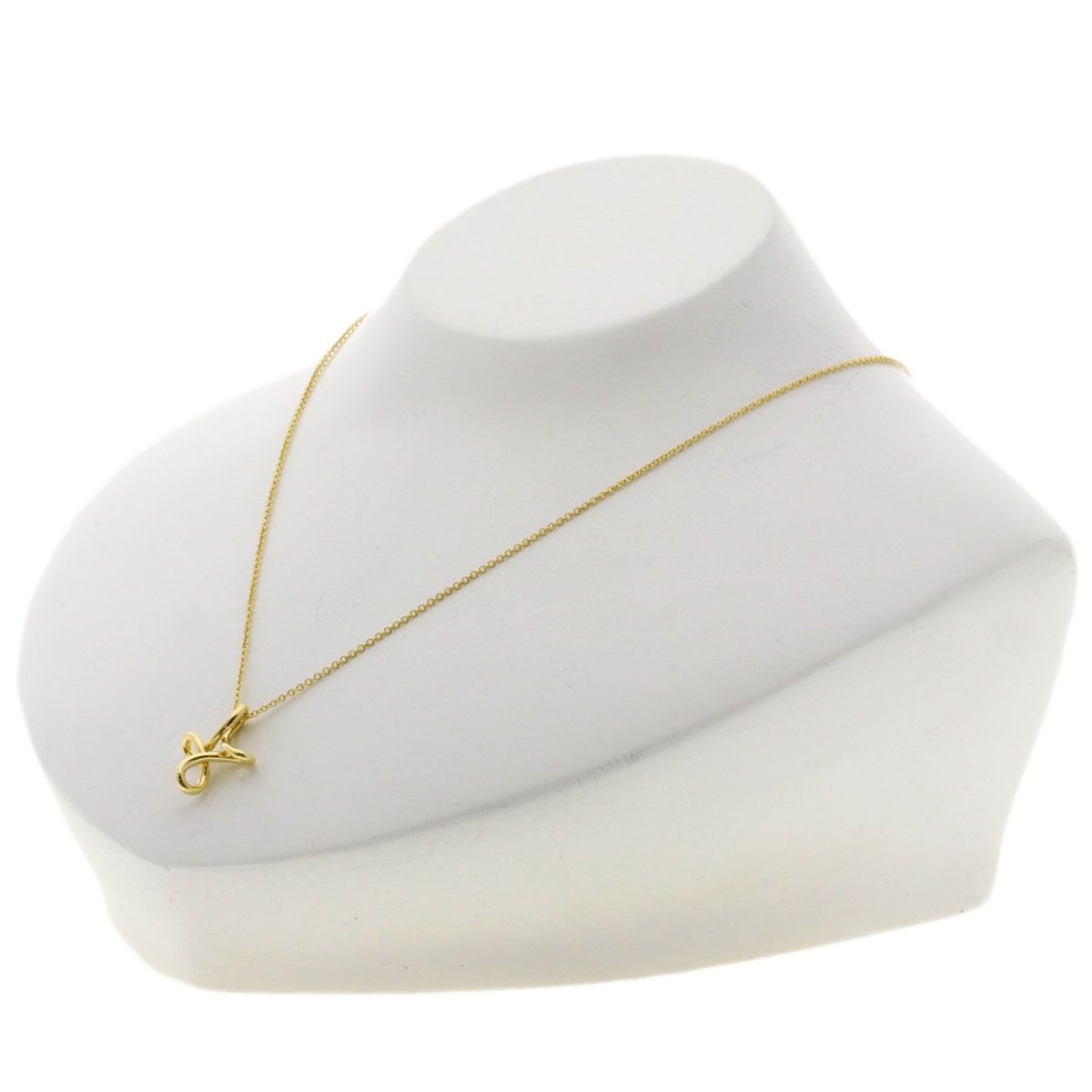 Tiffany & Co Infinity Cross Necklace 18K Yellow Gold — view 4