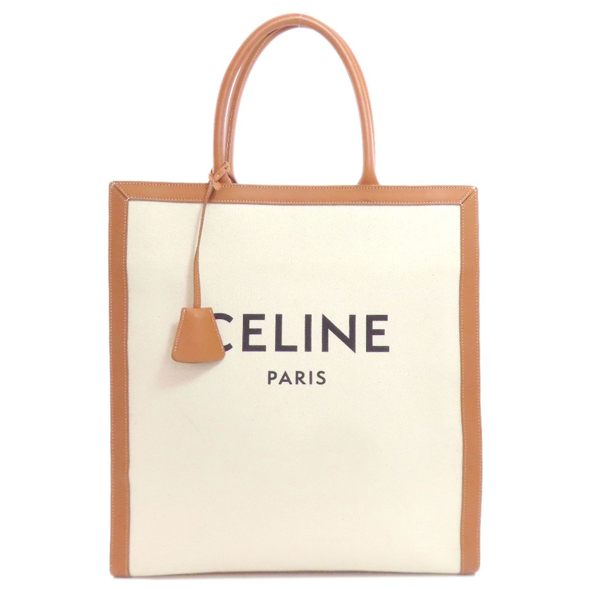 Celine Vertical Cover Large Tote Bag Canvas