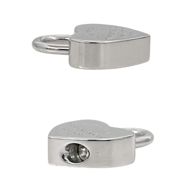 Tiffany & Co Return to Tiffany Heart Lock Pendant Silver Top Only 925 — view 2