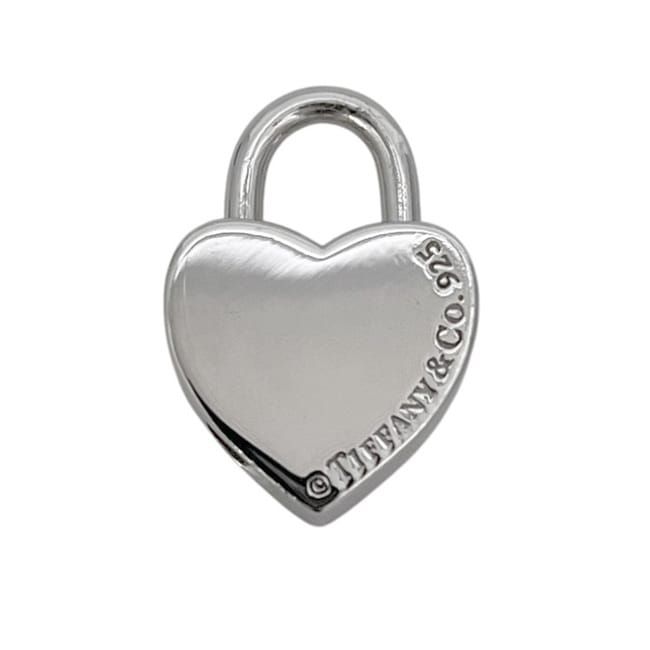 Tiffany & Co Return to Tiffany Heart Lock Pendant Silver Top Only 925 — view 4
