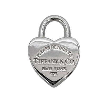 Tiffany & Co Return to Tiffany Heart Lock Pendant Silver Top Only 925 — view 3