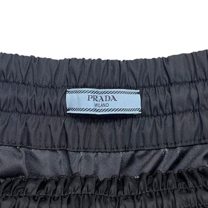 Prada Shorts Black Nero Re-Nylon S Nylon Cotton Waist 66 — view 7