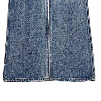Celine Denim Pants Blue Brown Margaret Waist 57 Bottom Long — view 3