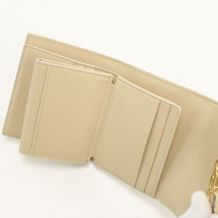 Celine Small Flap Wallet Triomphe Trifold Calfskin — view 4