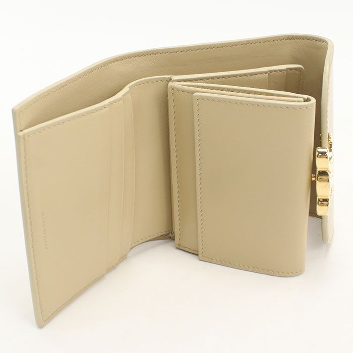 Celine Small Flap Wallet Triomphe Trifold Calfskin — view 3