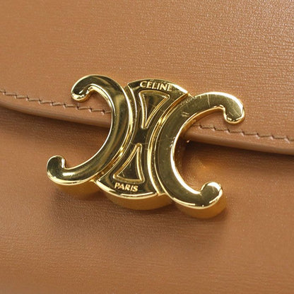 Celine Small Flap Wallet Triomphe Trifold Calfskin — view 5