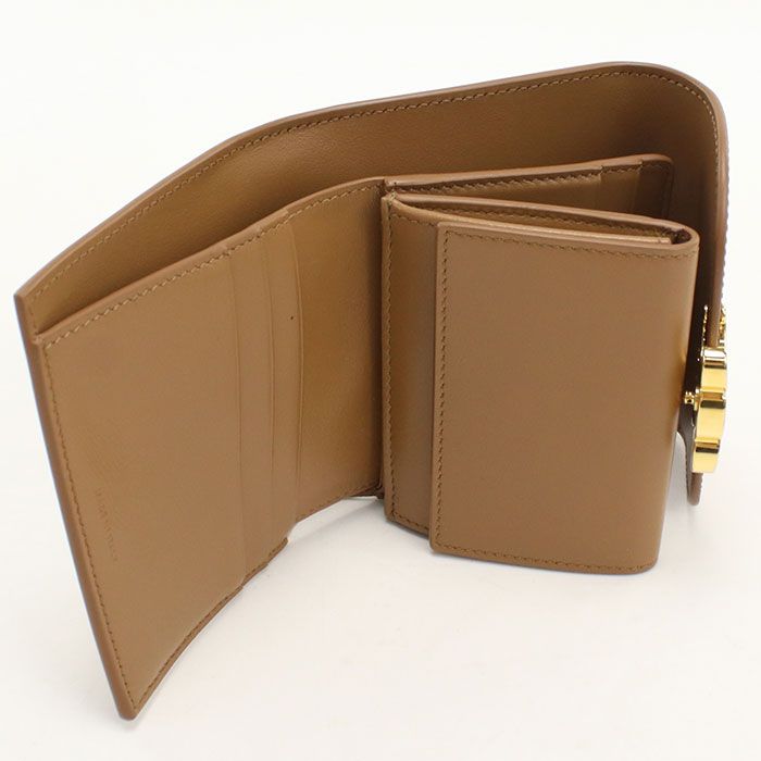 Celine Small Flap Wallet Triomphe Trifold Calfskin — view 3