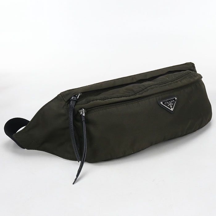 Prada Triangle Logo Belt Bag Nylon
