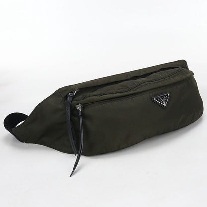 Prada Triangle Logo Belt Bag Nylon