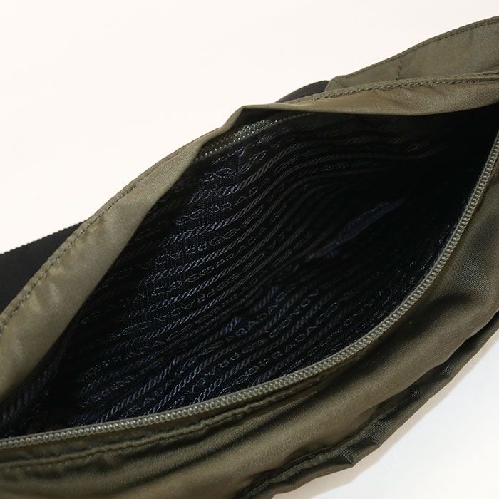 Prada Triangle Logo Belt Bag Nylon — view 3