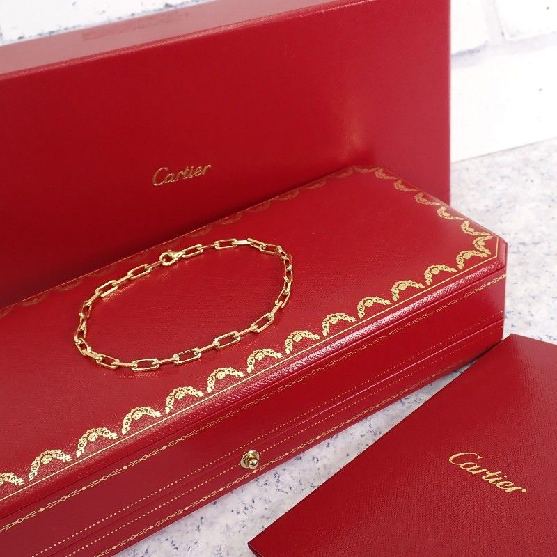 Cartier Santos de Chain Small Bracelet 18K Yellow Gold
