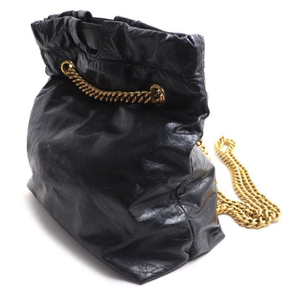 Balenciaga Crush Small Tote Bag Black — view 2