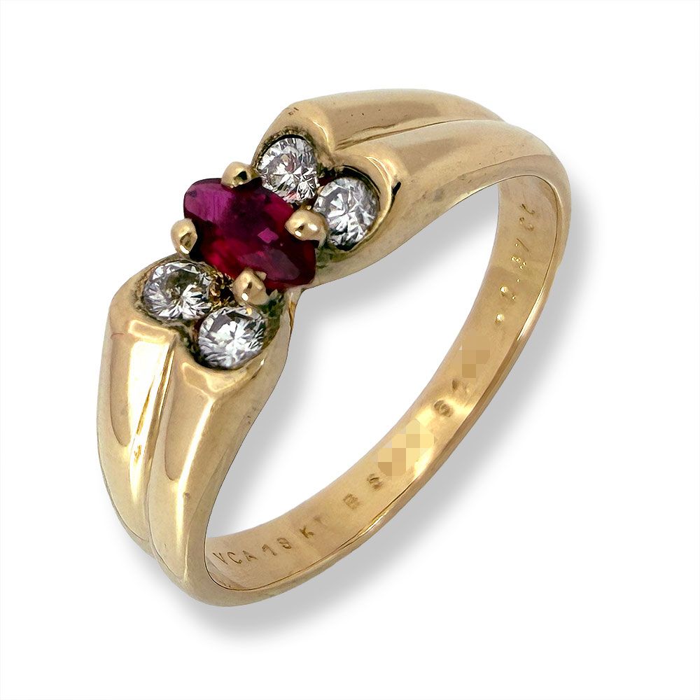 Van Cleef & Arpels Celia Ruby Diamond Ring