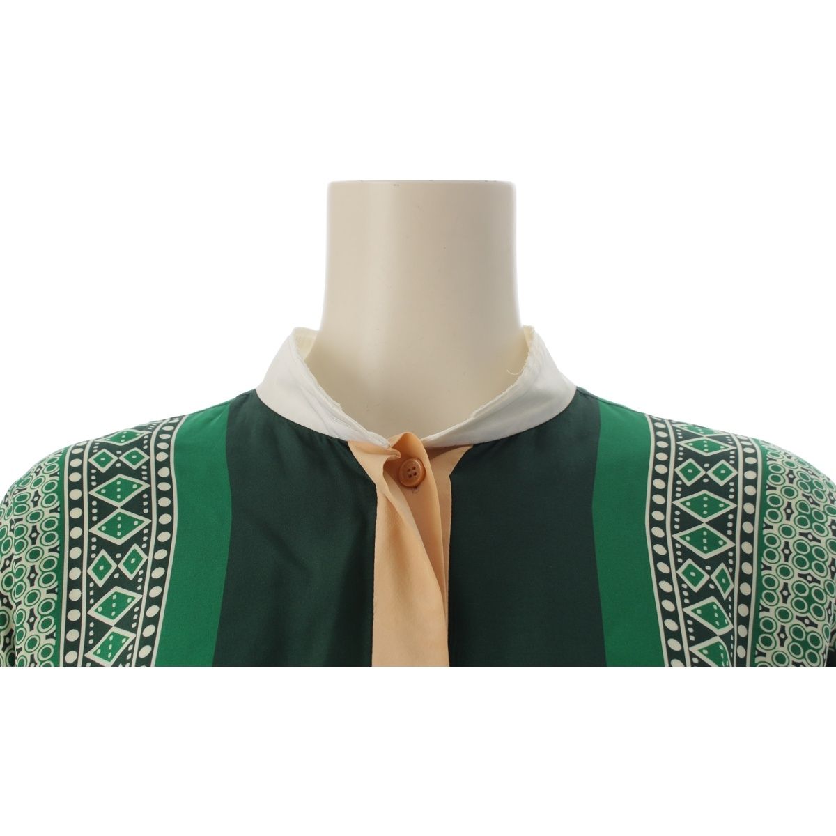 Celine Silk Phoebe Philo Runway Era All Over Pattern Dress Scarf Long Sleeve — view 5
