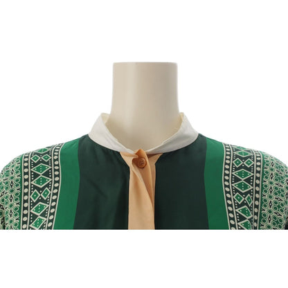 Celine Silk Phoebe Philo Runway Era All Over Pattern Dress Scarf Long Sleeve — view 5