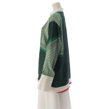 Celine Silk Phoebe Philo Runway Era All Over Pattern Dress Scarf Long Sleeve — view 3