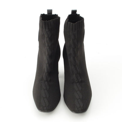 Hermes Volvert Ex-Libris Knit Heels Boots Black — view 2