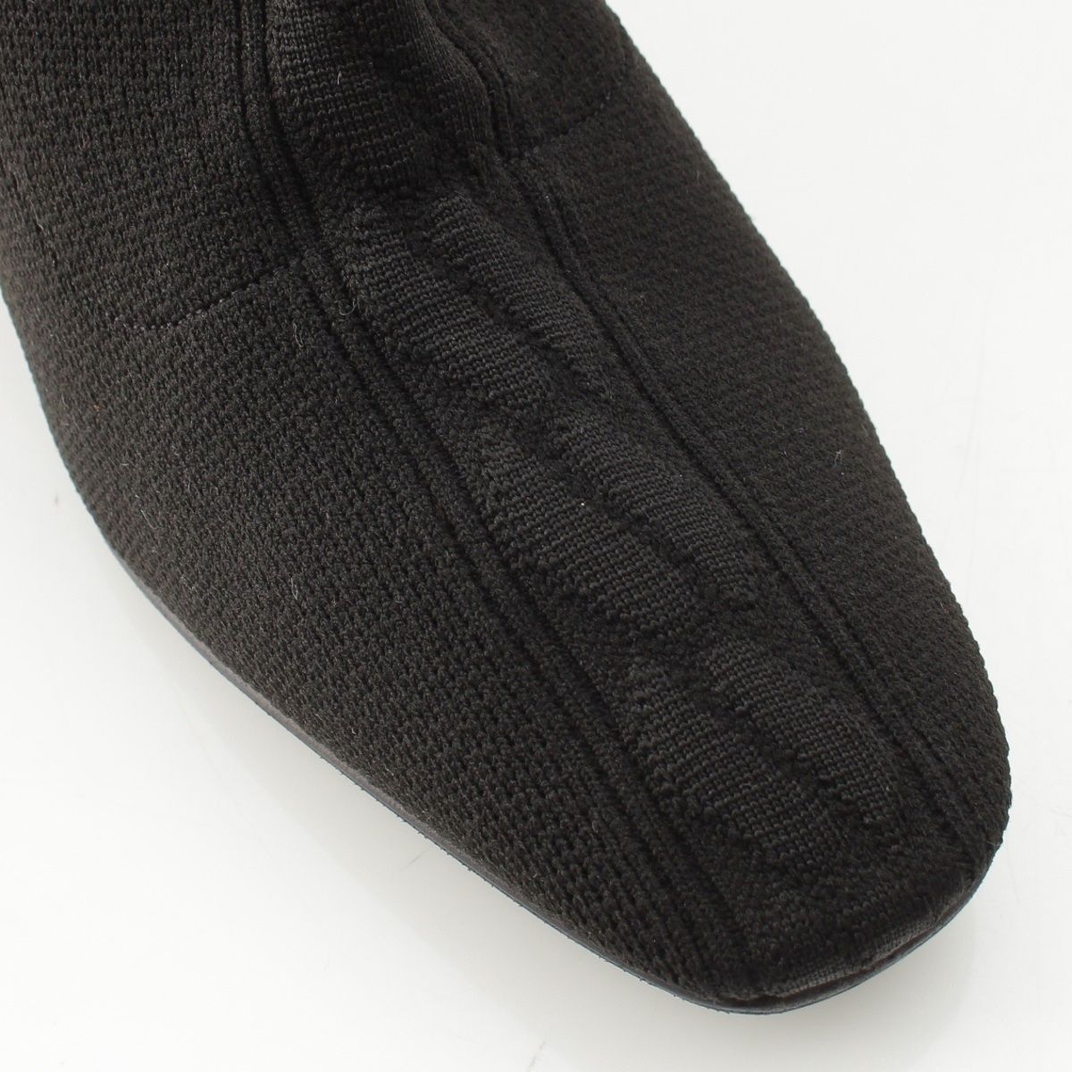 Hermes Volvert Ex-Libris Knit Heels Boots Black — view 6