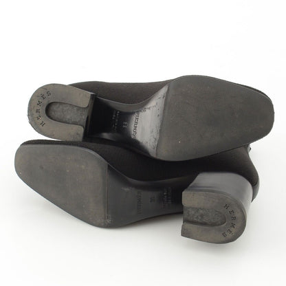 Hermes Volvert Ex-Libris Knit Heels Boots Black — view 5